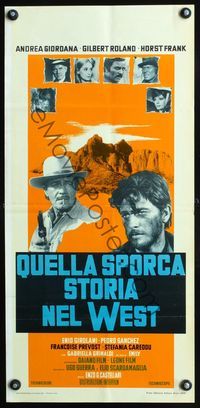 3j154 JOHNNY HAMLET Italian locandina poster '68 Gilbert Roland in Shakespeare spaghetti western!