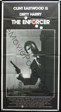 3k400 ENFORCER three-sheet poster '76 photo of Clint Eastwood is Dirty Harry by Bill Gold!
