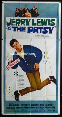 3k557 PATSY 3sh '64 wacky image of Jerry Lewis star & director hanging from strings like a puppet!