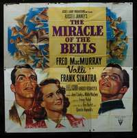 3k065 MIRACLE OF THE BELLS 6sh '48 great art of Frank Sinatra, pretty Alida Valli & Fred MacMurray!