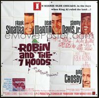 3k083 ROBIN & THE 7 HOODS 6sh '64 Frank Sinatra, Dean Martin, Sammy Davis Jr, Bing Crosby, Rat Pack