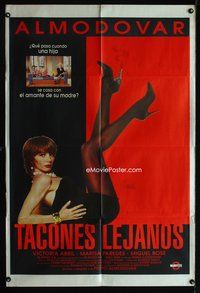 3k769 HIGH HEELS Argentinean poster '91 directed by Pedro Almodovar, sexy Spanish Victoria Abril!