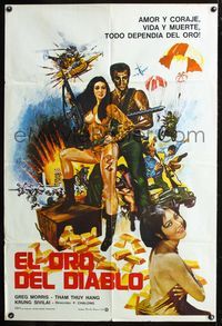 3k821 S.T.A.B. Argentinean '76 Phillip Chalong's El Oro Del Diablo,art of Greg Morris & sexy babes!