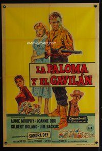 3k890 WILD & THE INNOCENT Argentinean '59 Audie Murphy wants to kill, drink whiskey & kiss women!