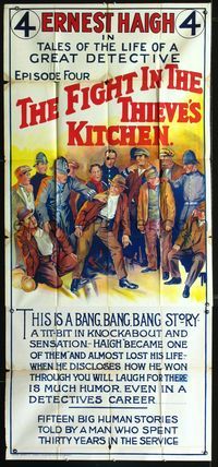 3k407 FIGHT IN THE THIEVE'S KITCHEN English 3sheet '21 Tales of the Life of a Great Detective!