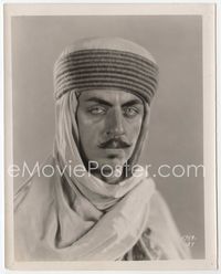 3m038 BEAU SABREUR 8x10 still '28 great close portrait of Arab villain William Powell in costume!
