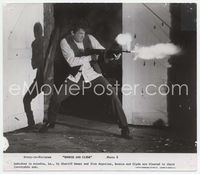 3m052 BONNIE & CLYDE 8x9.5 movie still '67 great close up of Warren Beatty shooting tommy gun!