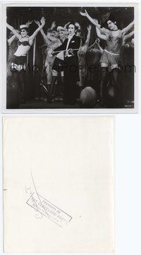 3m069 CABARET 8x10 still '72 Joel Grey as Nazi Emcee with chorus girls singing & dancing on stage!