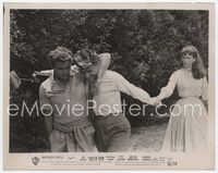 3m111 EAST OF EDEN 8x10 '55 James Dean holds Richard Davalos, who is holding Julie Harris' hand!