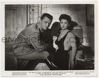 3m124 FIVE GRAVES TO CAIRO 8x10 movie still '43 close up of Anne Baxter with soldier Peter van Eyck!