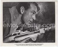 3m129 FOR WHOM THE BELL TOLLS 8x10 '43 great close up of Gary Cooper as Robert Jordan with gun!