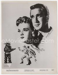 3m130 FORBIDDEN PLANET artwork 8x10 '56 great art of Robby the Robot, Francis & Nielsen by Kusnet!