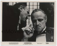 3m145 GODFATHER 8x10 movie still '72 classic image of undertaker begging Marlon Brando for justice!