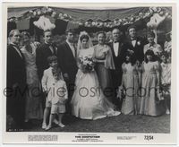 3m146 GODFATHER 8x10 movie still '72 Marlon Brando & family in posed wedding photo with daughter!