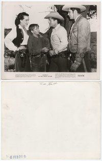 3m158 GUNPLAY 8x10.25 movie still '51 Tim Holt, pretty cowgirl Joan Dixon with young boy!