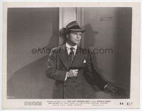 3m218 LAST CROOKED MILE 8x10.25 '46 great portrait of detective Don Red Barry with gun in hotel!