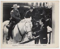 3m220 LAWLESS COWBOYS 8x10.25 '51 great image of Whip Wilson laughing on horseback with Jim Bannon!