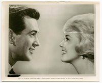 3m242 LOVER COME BACK 8.25x10 still '62 best close up of Rock Hudson staring into Doris Day's eyes!