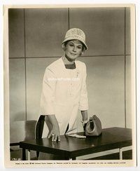 3m243 LOVER COME BACK 8x10 still '62 great close up of Doris Day wearing hat standing at table!