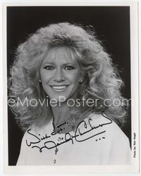 3m255 MARILYN CHAMBERS signed 8x10 '90s great close smiling portrait with big hair by Ron Vogel!