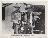 3m297 NIGHT RAIDERS 8x10.25 '52Whip Wilson & Tommy Farrell stand shoulder-to-shoulder w/guns drawn!