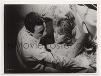 3m308 ONLY FOR LOVE 7.5x10 still '63 close up of sexiest naked Brigitte Bardot in bed with guy!!