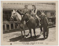3m309 OUTLAWS OF THE PLAINS 8x10 still '46 Buster Crabbe, pretty Patty McCarty & Fuzzy St. John!