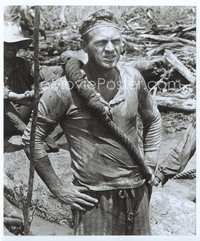 3m313 PAPILLON 8x9.75 movie still '73 close up of dirty sweaty Steve McQueen working in the swamp!