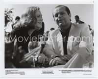 3m328 PRIZZI'S HONOR 8x10 still '85 great close up of Jack Nicholson & smiling Kathleen Turner!