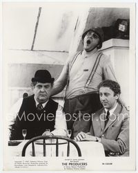 3m329 PRODUCERS 8x10 still '67 Zero Mostel & Gene Wilder in Kenneth Mars' flat signing contract!