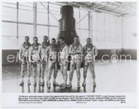 3m343 RIGHT STUFF 7.5x9 '83 great line up of the first seven NASA Mercury astronauts by capsule!