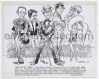 3m351 ROBIN & THE 7 HOODS 7.75x9.75 still '64 cool artwork of Sinatra & the Rat Pack by Bruce Stark!
