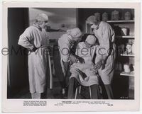 3m395 SPELLBOUND 8x10 still R49 Alfred Hitchcock, Ingrid Bergman & Gregory Peck in hospital gowns!