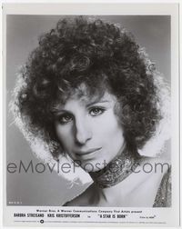 3m406 STAR IS BORN 8x10 still '77 great close portrait of Barbra Streisand with classic 1970s hair!