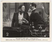 3m442 TOAST OF NEW YORK 8x10 '37 Cary Grant & Edward Arnold glare at each other by model train!