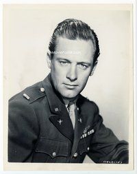 3m091 DEAR RUTH 8x10 movie still '47 great close portrait of soldier William Holden in uniform!