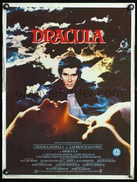 3o212 DRACULA French 16x22 movie poster '79 vampire Frank Langella, Laurence Olivier, Bram Stoker