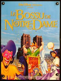 3o237 HUNCHBACK OF NOTRE DAME French 15x21 movie poster '96 Walt Disney cartoon art!