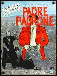 3o263 MY FATHER MY MASTER French 15x21 '77 Paolo & Vittorio Taviani, Padre Padrone, bizarre art!