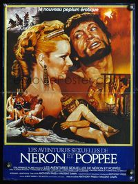 3o264 NERO & POPPEA: AN ORGY OF POWER French 15x20 '82 Nerone e Poppea, torture images!