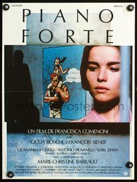 3o278 PIANOFORTE French 15x21 movie poster '84 cool photo of Giulia Boschi by Baltimore!