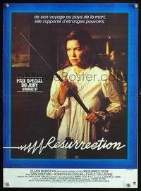 3o286 RESURRECTION French 15x21 movie poster '81 Vaissier image of Ellen Burstyn, religious sci-fi!