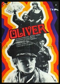 3o080 OLIVER Hungarian poster '69 Charles Dickens, Mark Lester, Shani Wallis, Crescencia Zelenak art