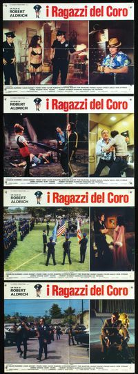 3o360 CHOIRBOYS 4 Italian photobusta posters '77 directed by Robert Aldrich, sexy girl in underwear!