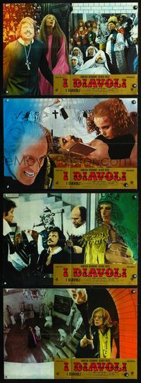 3o361 DEVILS 4 Italian photobusta movie posters '71 Ken Russell, Vanessa Redgrave