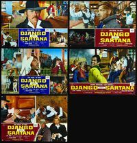 3o351 DJANGO DEFIES SARTANA 5 Italian photobusta posters '70 William Redford's Django sfida Sartana