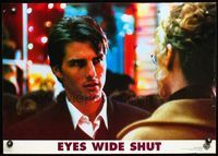 3o481 EYES WIDE SHUT Italian photobusta poster '99 Stanley Kubrick, great close up of Tom Cruise!