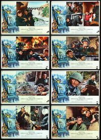 3o328 FORCE 10 FROM NAVARONE 8 Italian photobustas '78 cool Brian Bysouth art & great action images!