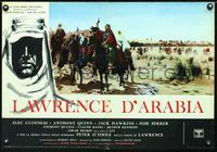 3o494 LAWRENCE OF ARABIA Italian photobusta poster '62 David Lean classic starring Peter O'Toole!
