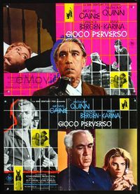3o431 MAGUS 2 Italian photobusta movie posters '69 Michael Caine, Anthony Quinn, Candice Bergen!